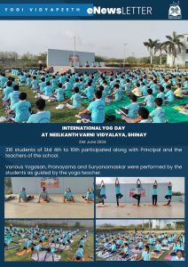 International Yoga Day at Neelkanth Varni Vidhyalaya, Shinay