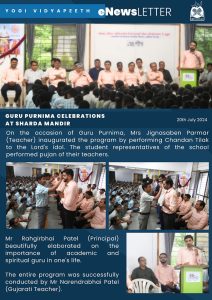 Guru Purnima Celebrations at Sharda Mandir