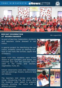 Red Day Celebrations at Sharda Mandir