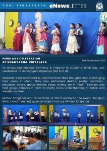 Hindi Day Celebration at Gnanyagna Vidhalaya